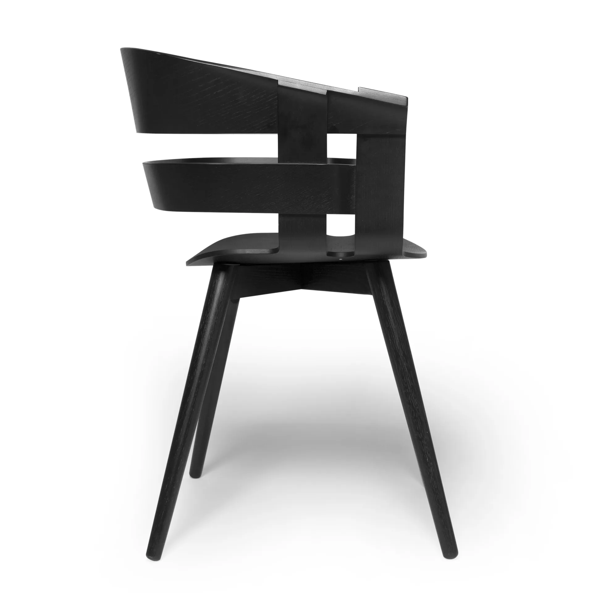 Wick Chair stol, svart-svarta askben Design House Stockholm