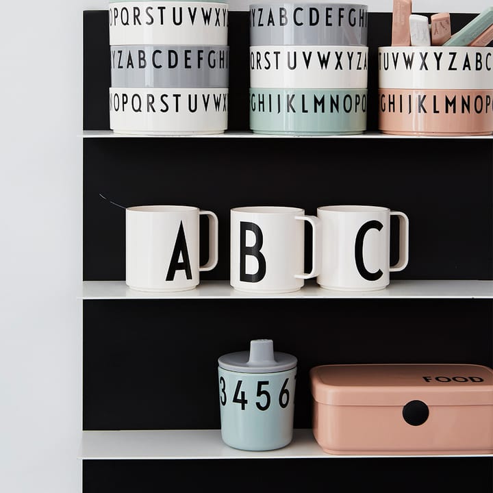 Breakfast Dinner Lunch skål 3-pack, Grön Design Letters