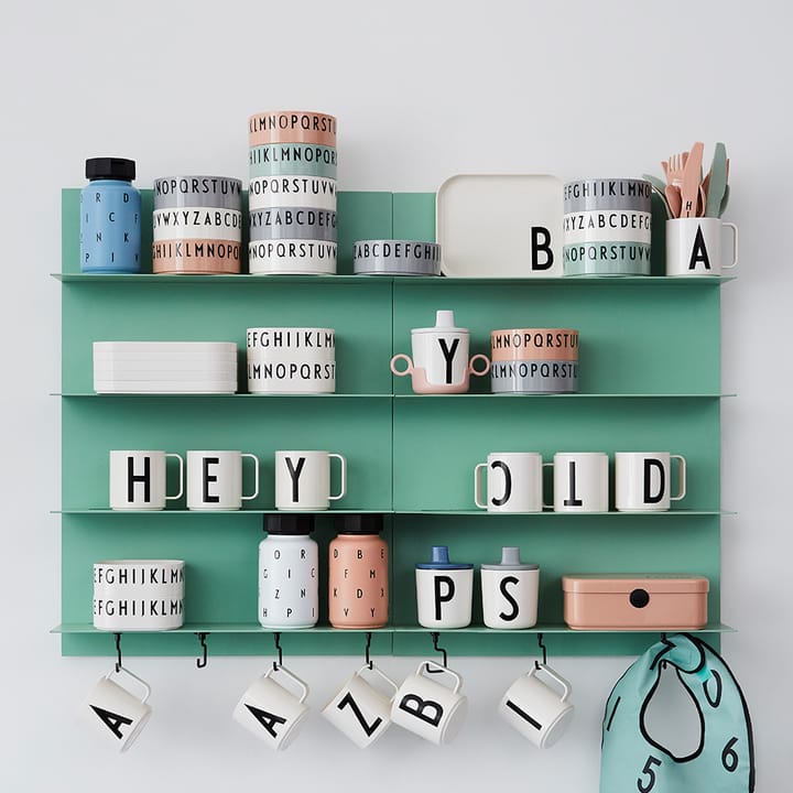 Breakfast Dinner Lunch skål 3-pack, Grön Design Letters