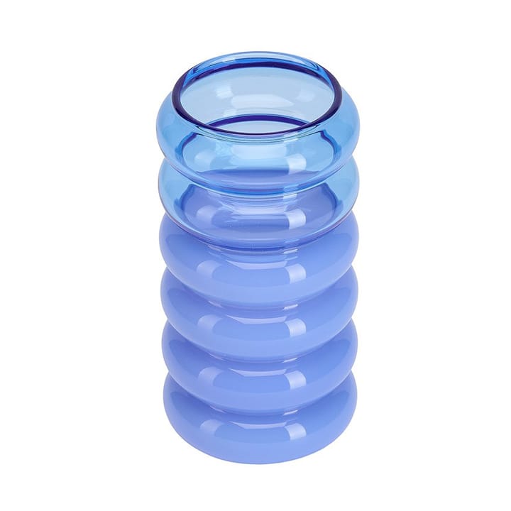 Bubble  2-i-1 vas och ljusstake 13,5 cm - Blue - Design Letters