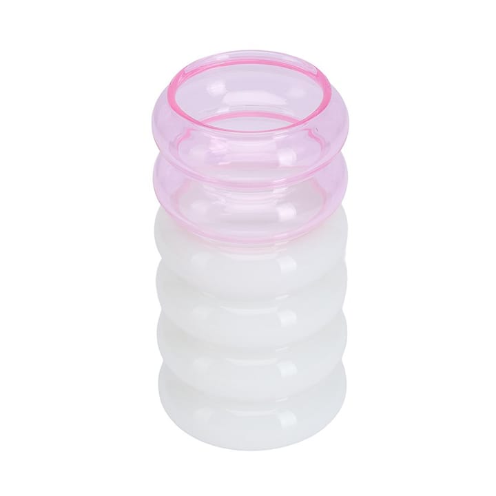 Bubble 2-i-1 vas och ljusstake 13,5 cm - Pink - Design Letters