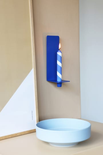 Cosy up väggljusstake 25 cm - Cobalt - Design Letters
