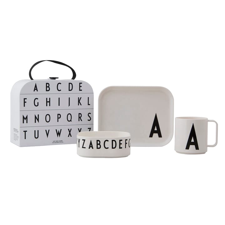Design Letters barnservis set - A - Design Letters