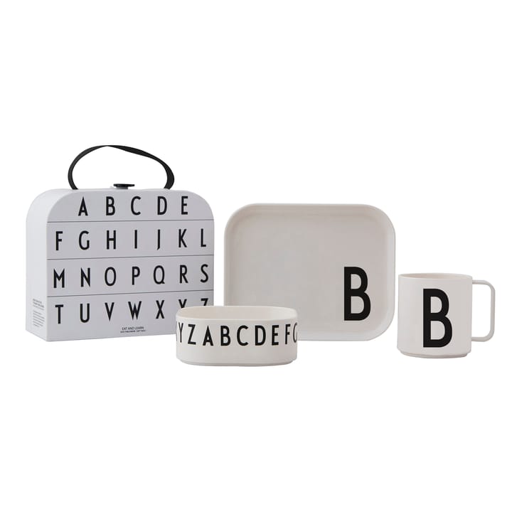 Design Letters barnservis set - B - Design Letters