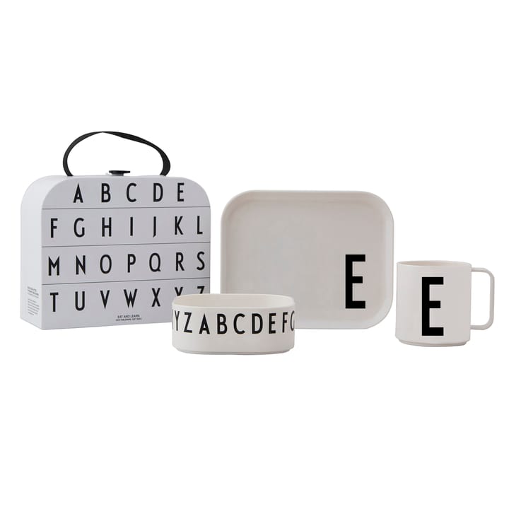Design Letters barnservis set - E - Design Letters