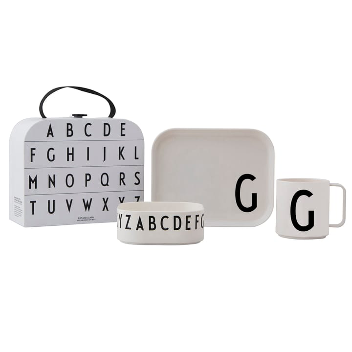 Design Letters barnservis set - G - Design Letters