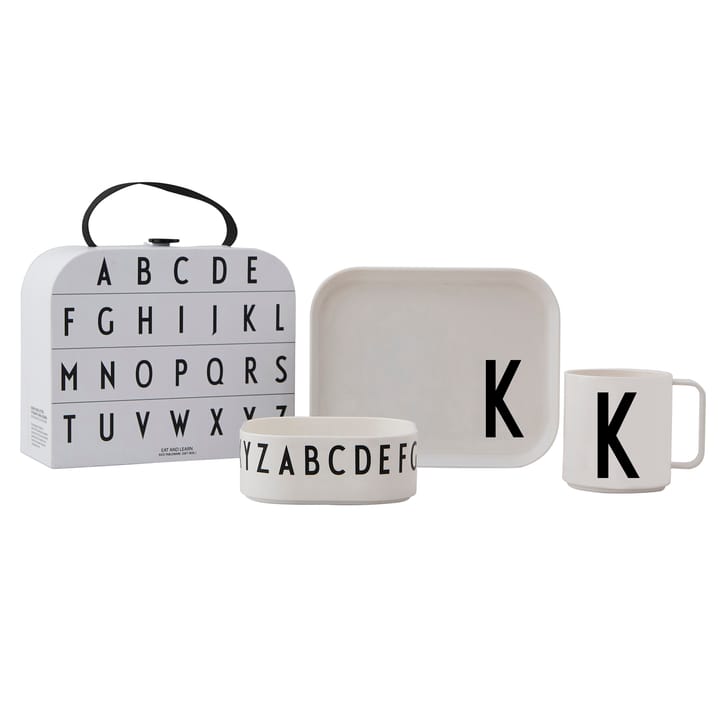 Design Letters barnservis set - K - Design Letters