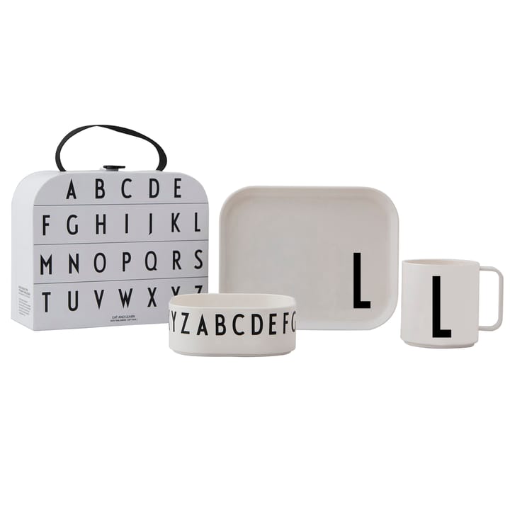 Design Letters barnservis set - L - Design Letters