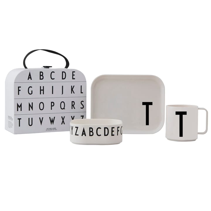 Design Letters barnservis set - T - Design Letters