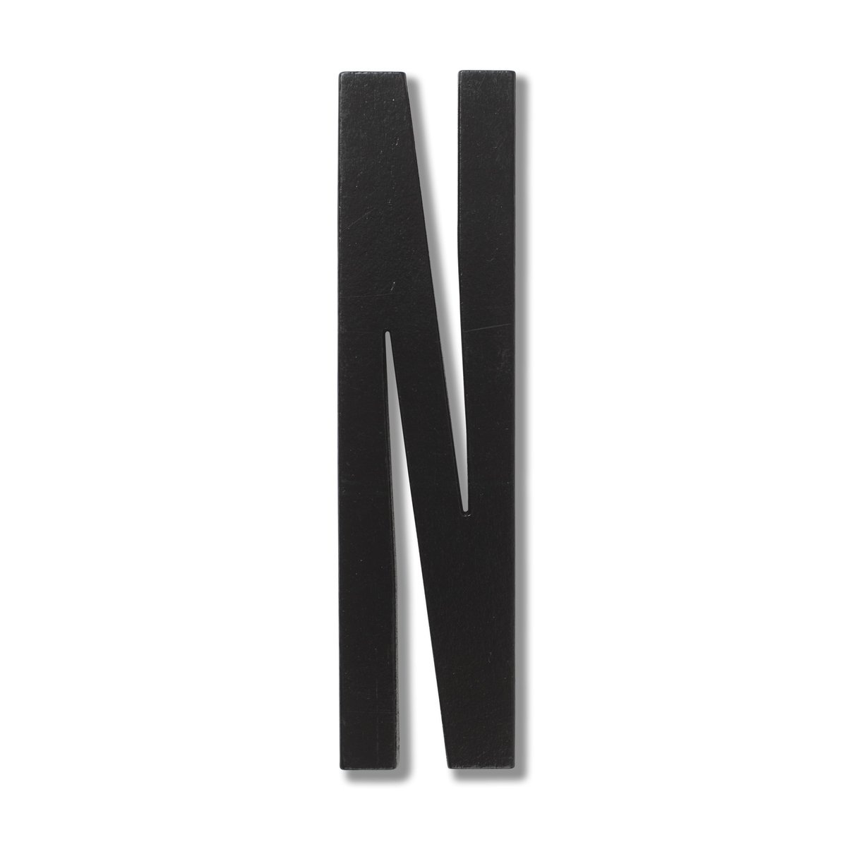 Design Letters bokstav N | Skandinavisk Design | Barnrumsinredning | Svart