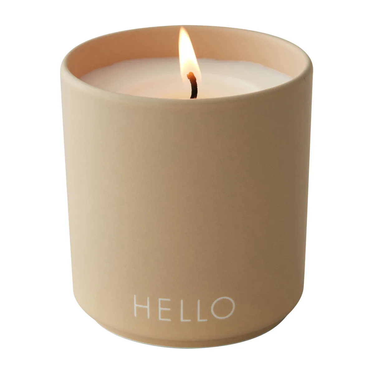 Design Letters Design Letters doftljus Ø8 cm Hello-beige