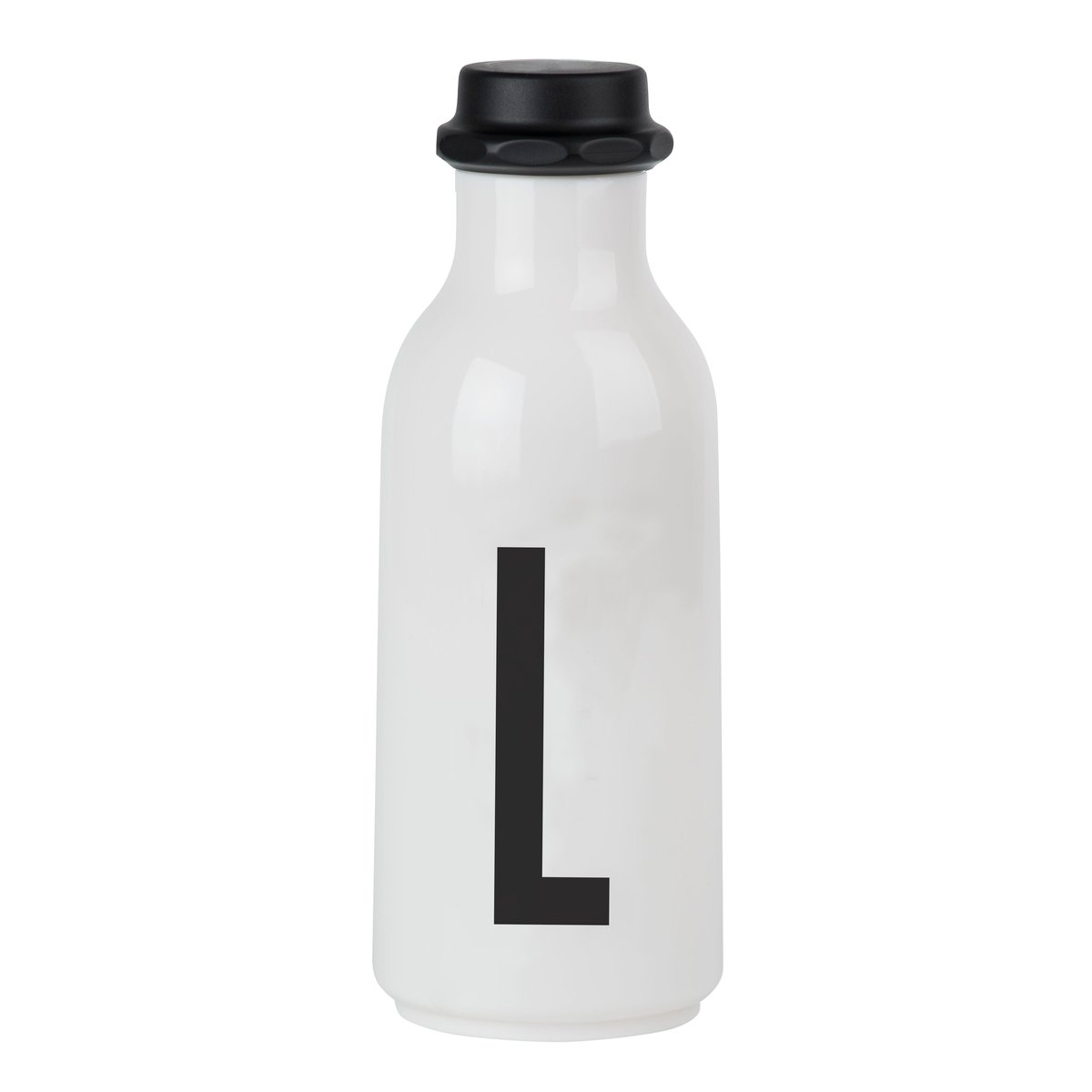 Design Letters drickflaska L | Skandinavisk Design | Vattenflaskor | Svart
