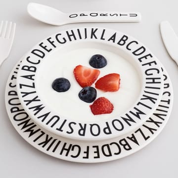 Design Letters Eat & Learn Premium gåvoset - Grön-vit - Design Letters