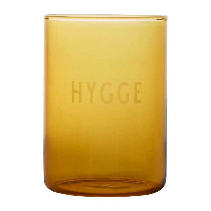 Design Letters favoritglas 35 cl - Hygge-mustard - Design Letters