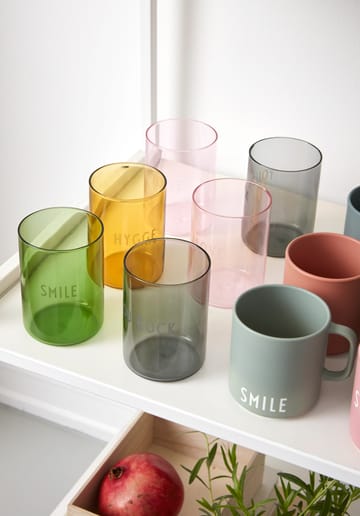 Design Letters favoritglas 35 cl - Hygge-mustard - Design Letters