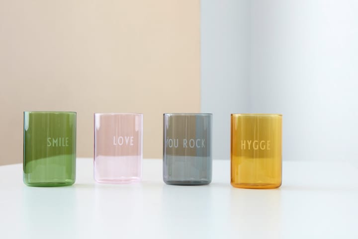 Design Letters favoritglas 35 cl - Hygge-mustard - Design Letters