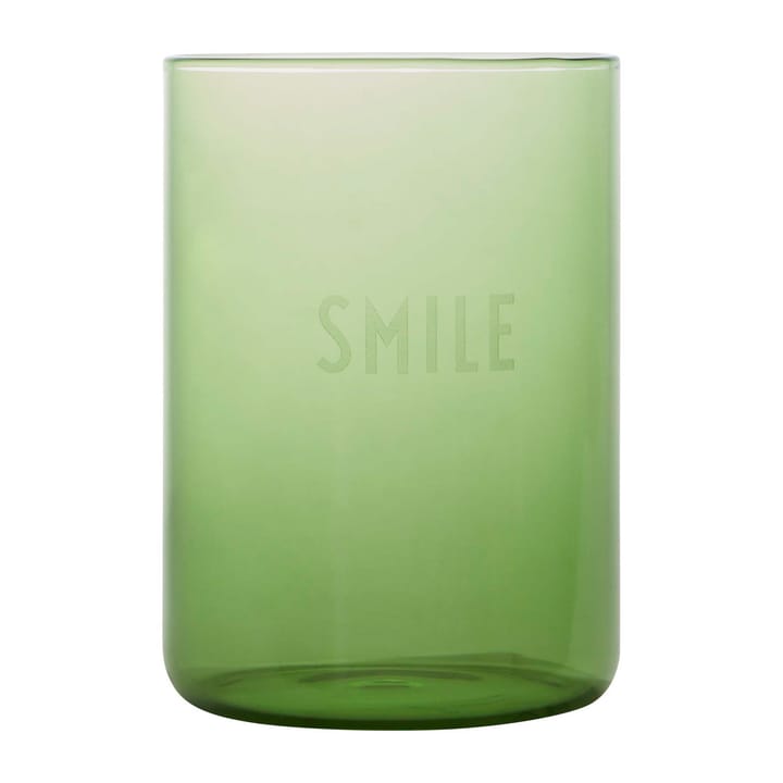 Design Letters favoritglas 35 cl - Smile-green - Design Letters