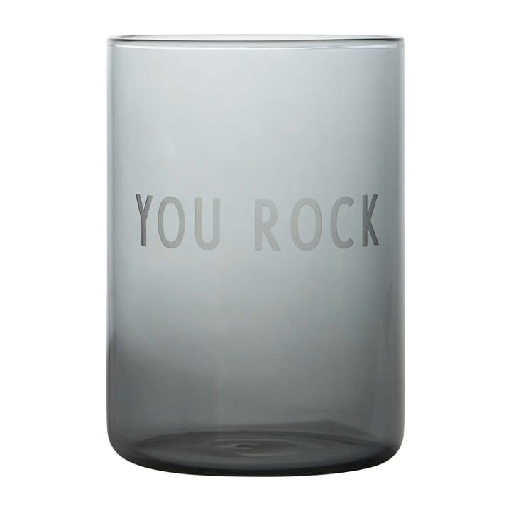 Design Letters favoritglas 35 cl - You rock-black - Design Letters