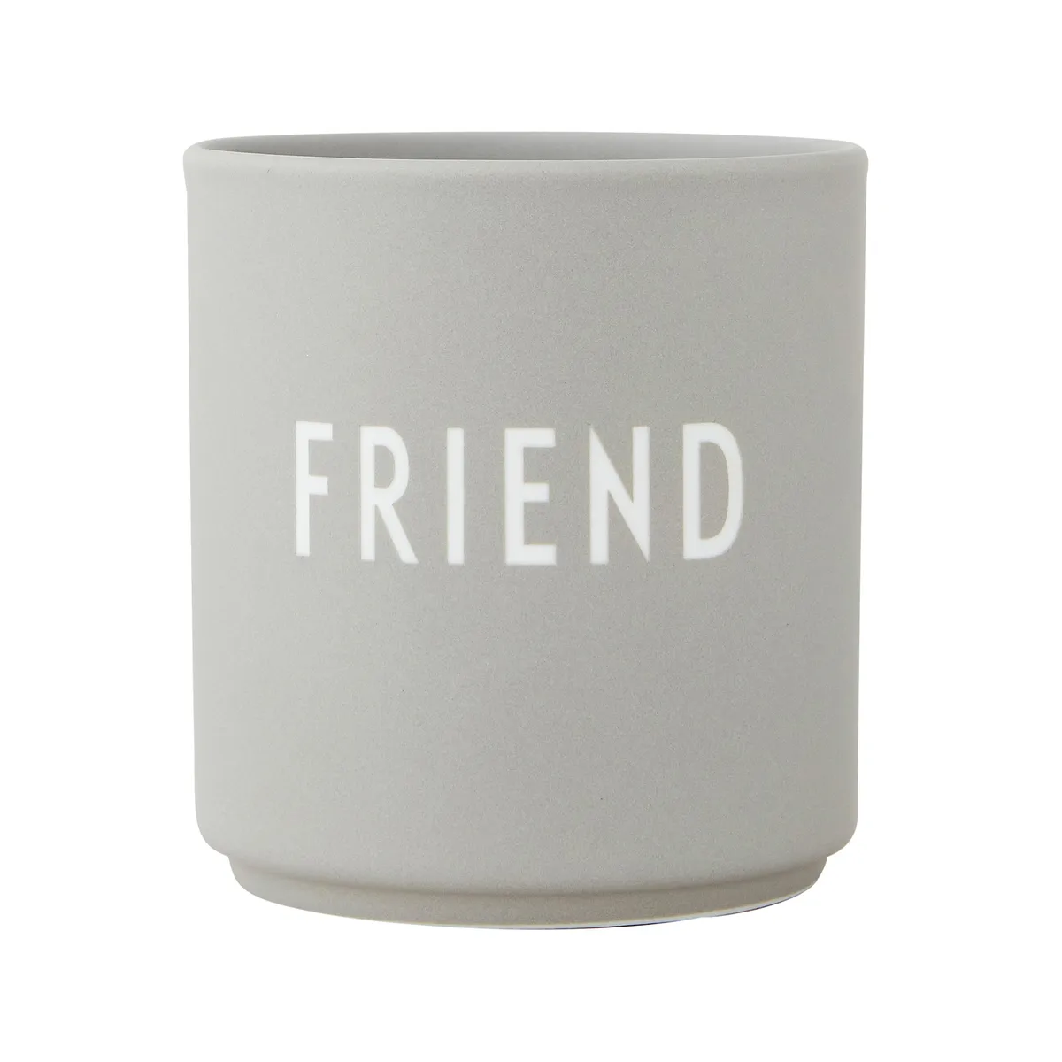 Design Letters Design Letters favoritkopp 25 cl Friend-cool grey