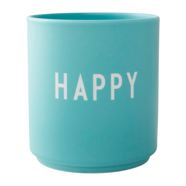 Design Letters favoritkopp 25 cl - Happy-aqua blue - Design Letters