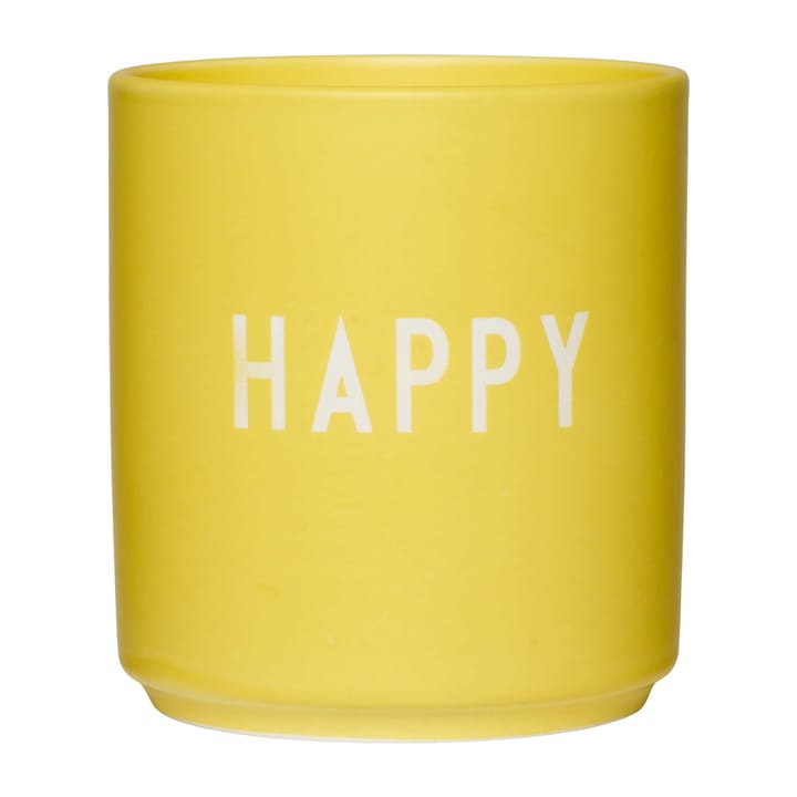 Design Letters favoritkopp 25 cl - Happy-yellow - Design Letters