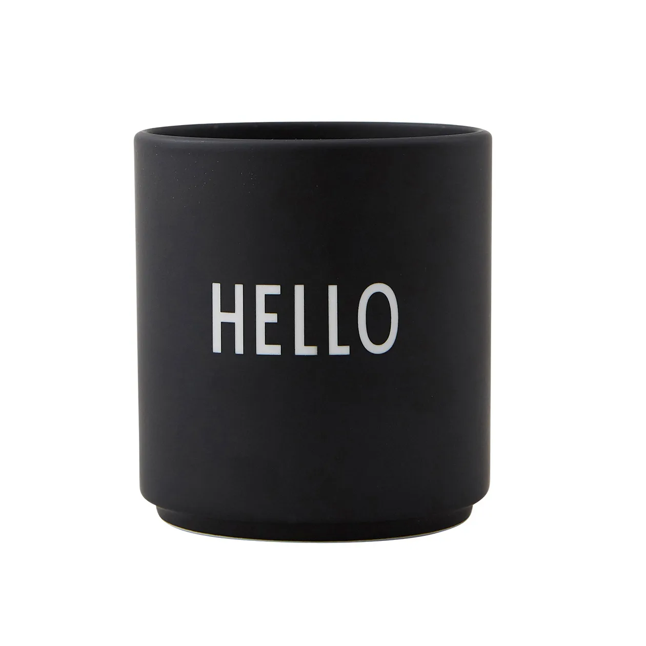 Design Letters favoritkopp 25 cl, Hello-black Design Letters