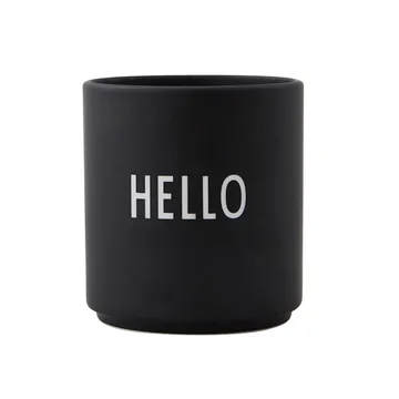 Design Letters favoritkopp 25 cl - Hello-black - Design Letters