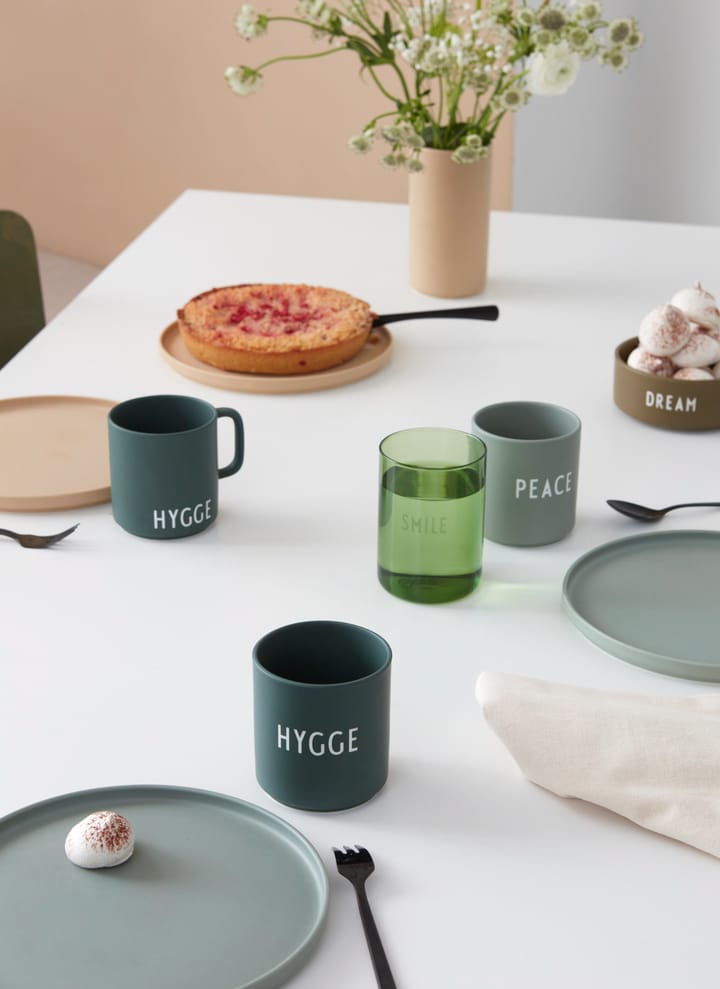 Design Letters favoritkopp 25 cl - Hygge-dark green - Design Letters