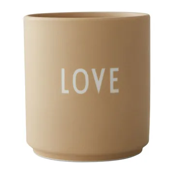 Design Letters favoritkopp 25 cl - Love-beige - Design Letters