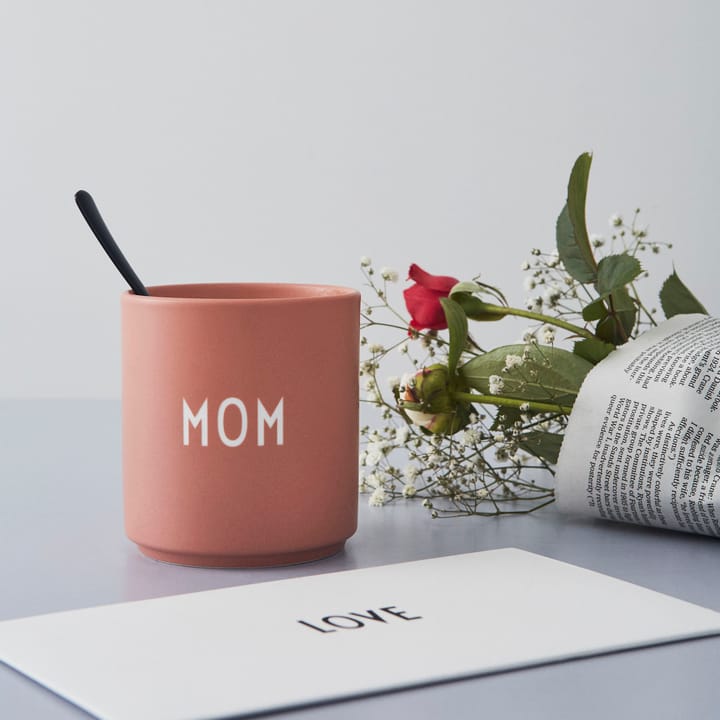 Design Letters favoritkopp 25 cl - Mom/Love (Rosa) - Design Letters