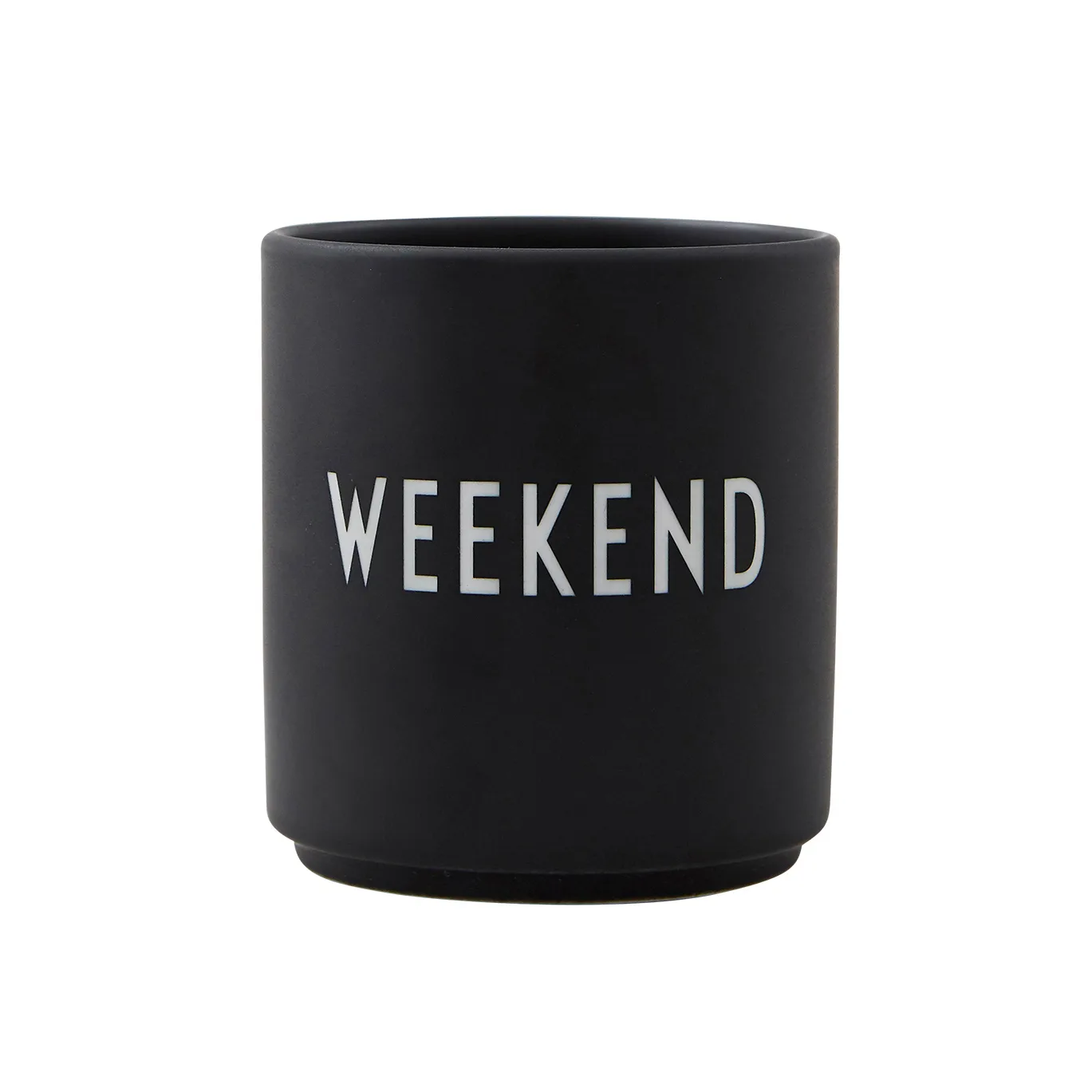 Design Letters favoritkopp 25 cl, Weekend-black Design Letters
