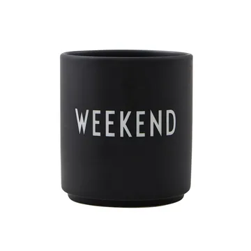 Design Letters favoritkopp 25 cl - Weekend-black - Design Letters
