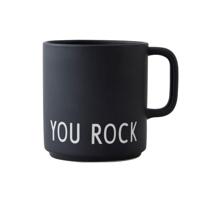 Design Letters favoritkopp med handtag 25 cl - You rock - Design Letters