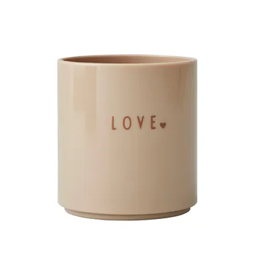 Design Letters favoritkopp mini - Love (beige) - Design Letters