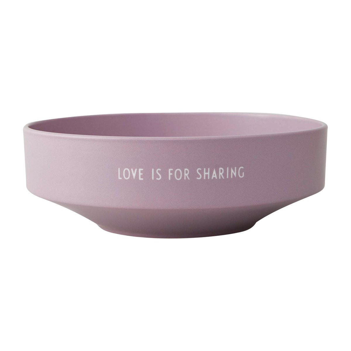 Design Letters favoritskål large Ø22 cm Lavender | Skandinavisk Design | Serveringsskålar | Lila