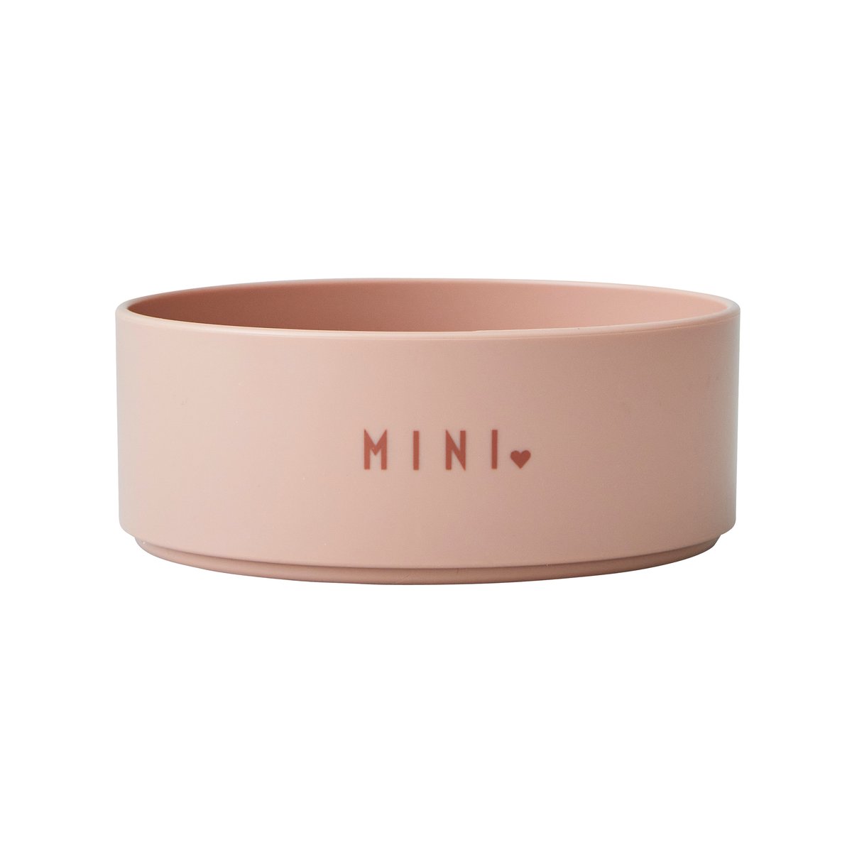 Design Letters favoritskål mini Love | Skandinavisk Design | Barnserviser | Orange