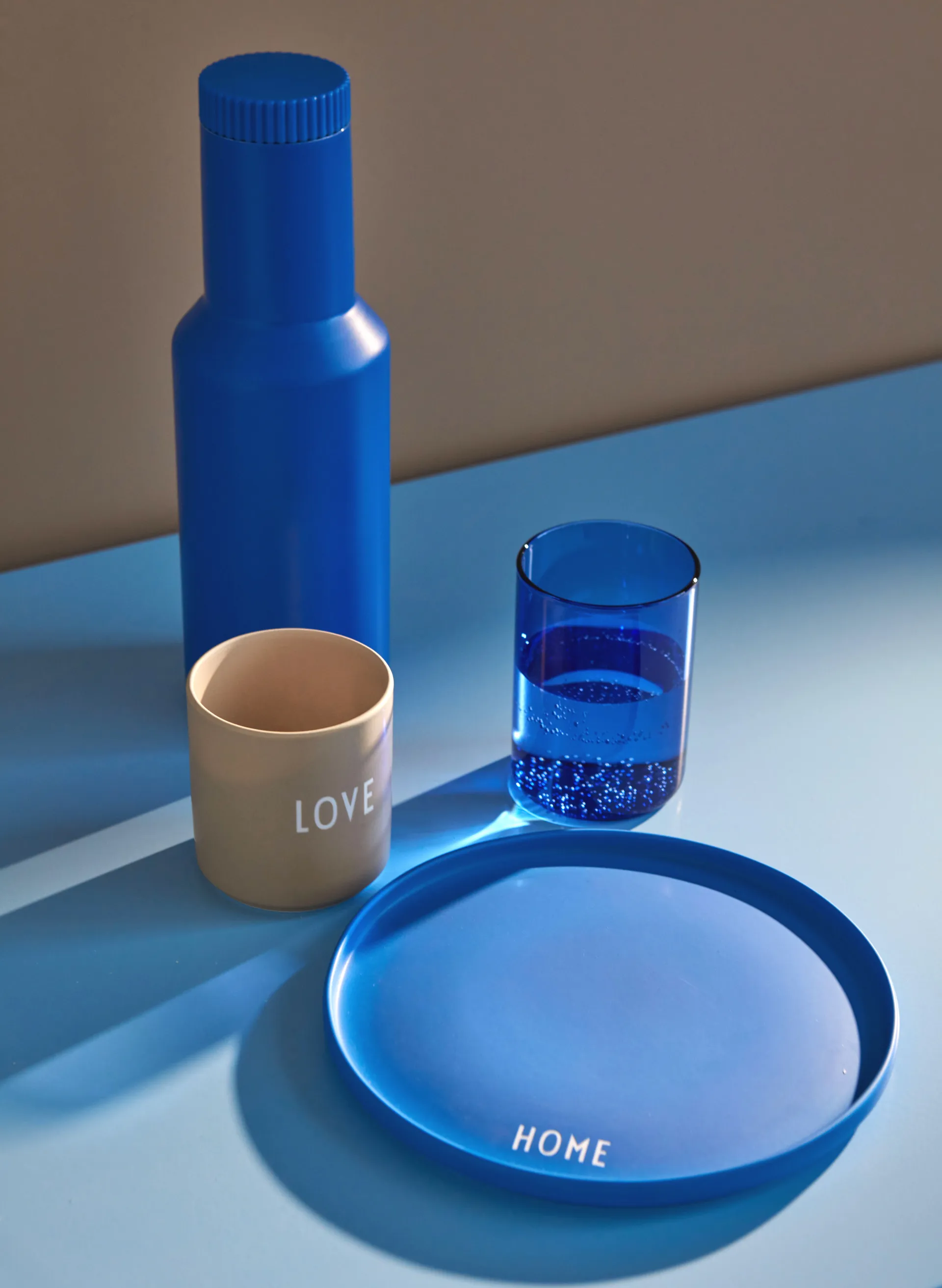 Design Letters favorittallrik Ø22 cm, Cobalt blue Design Letters