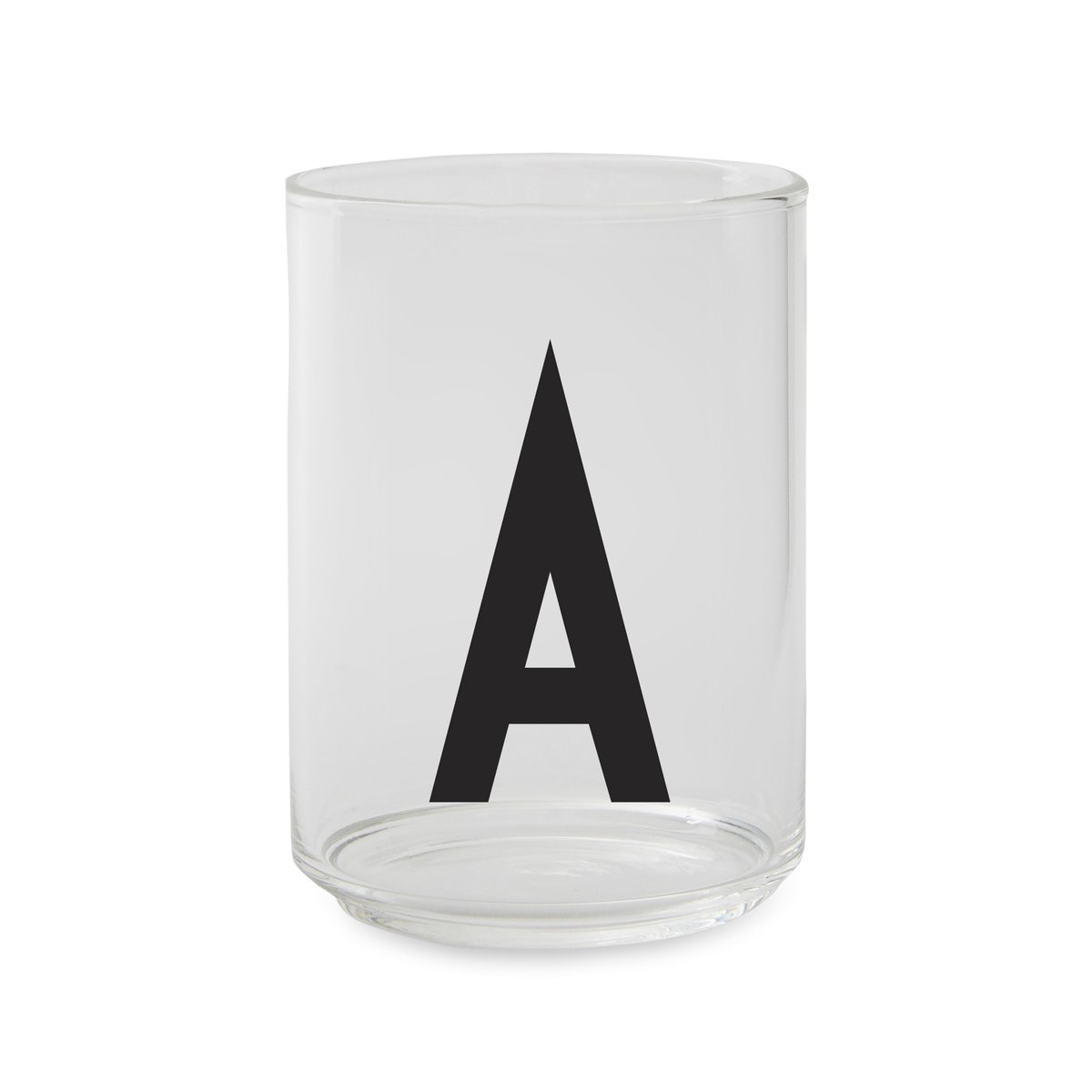 Design Letters glas A | Skandinavisk Design | Dricksglas | Transparent