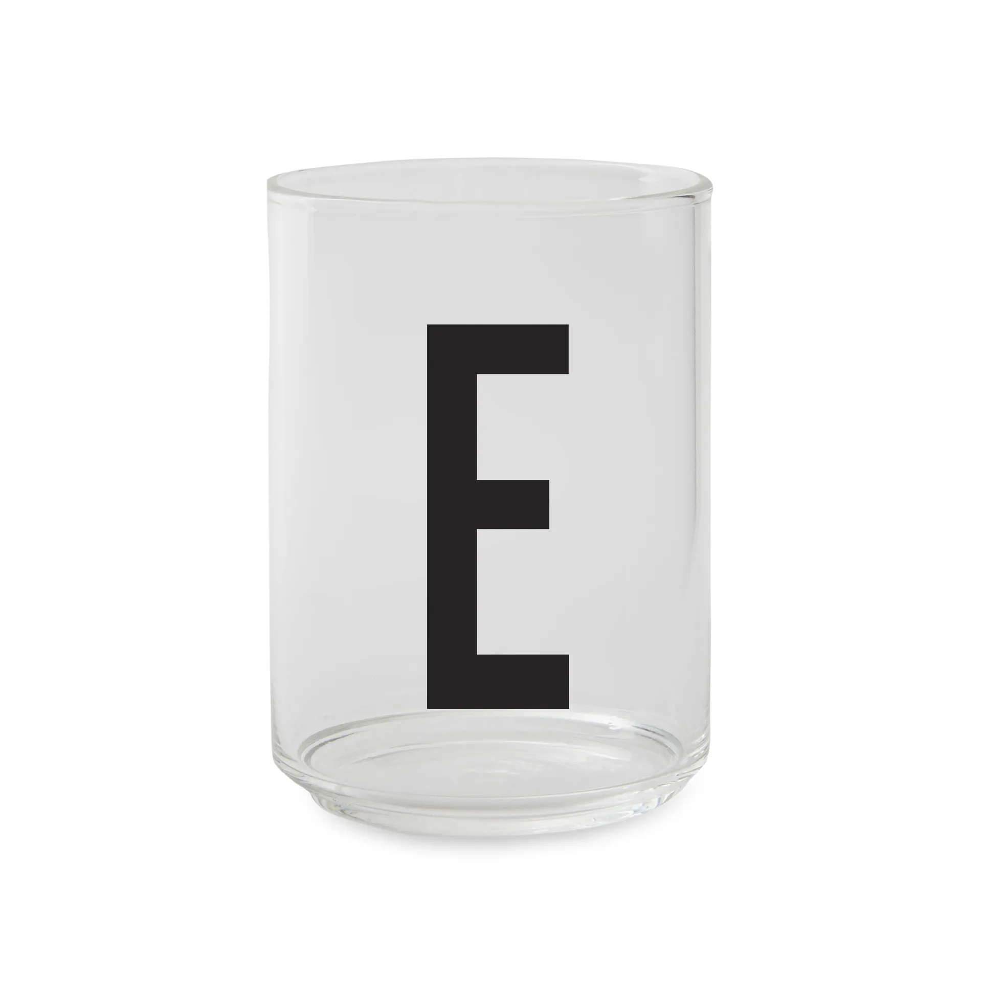 Design Letters glas, E Design Letters