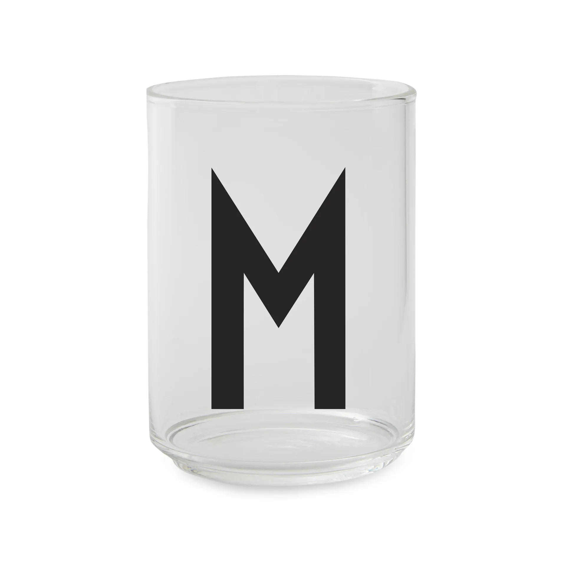 Design Letters glas, M Design Letters