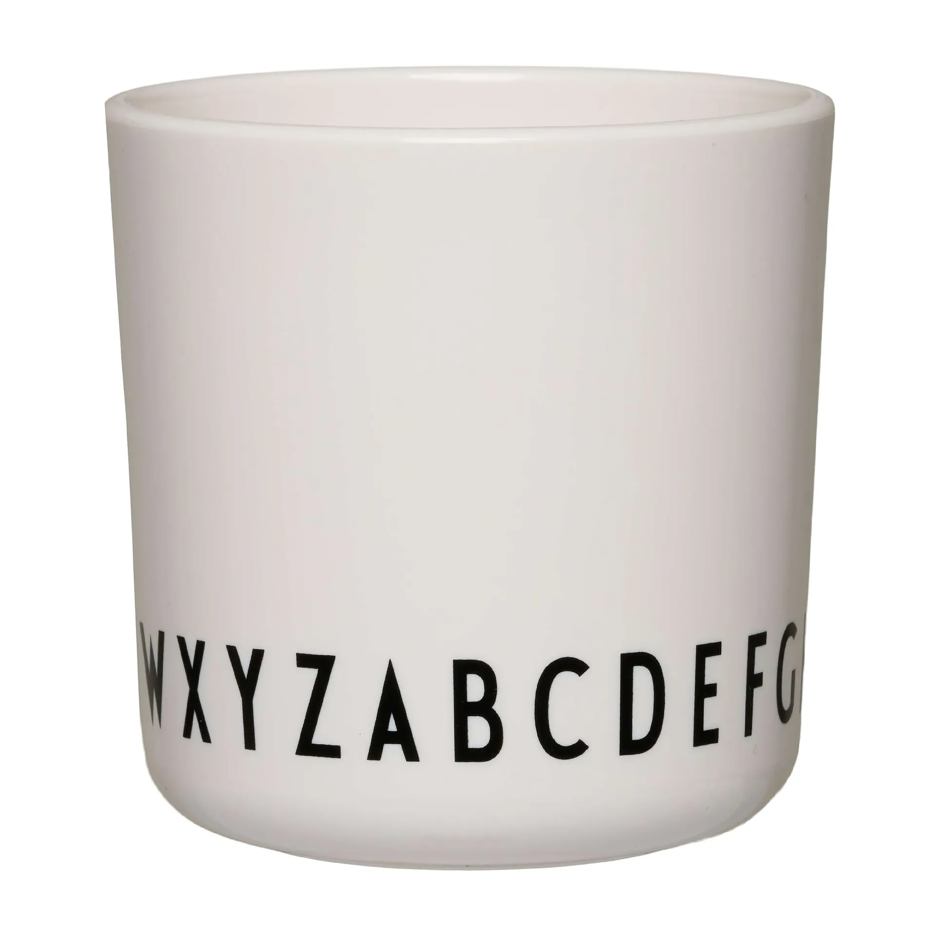 Design Letters Kids Basic Eco mugg, White ABC Design Letters