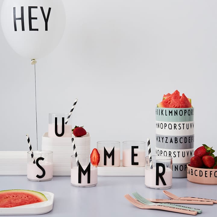 Design Letters Kids glas, L Design Letters