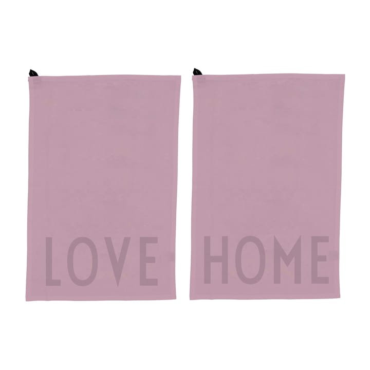 Design Letters kökshandduk favorit 2 delar - Love-home-lavender - Design Letters