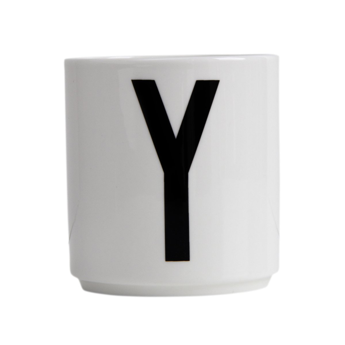 Design Letters kopp Y | Skandinavisk Design | Kaffekoppar | Svart