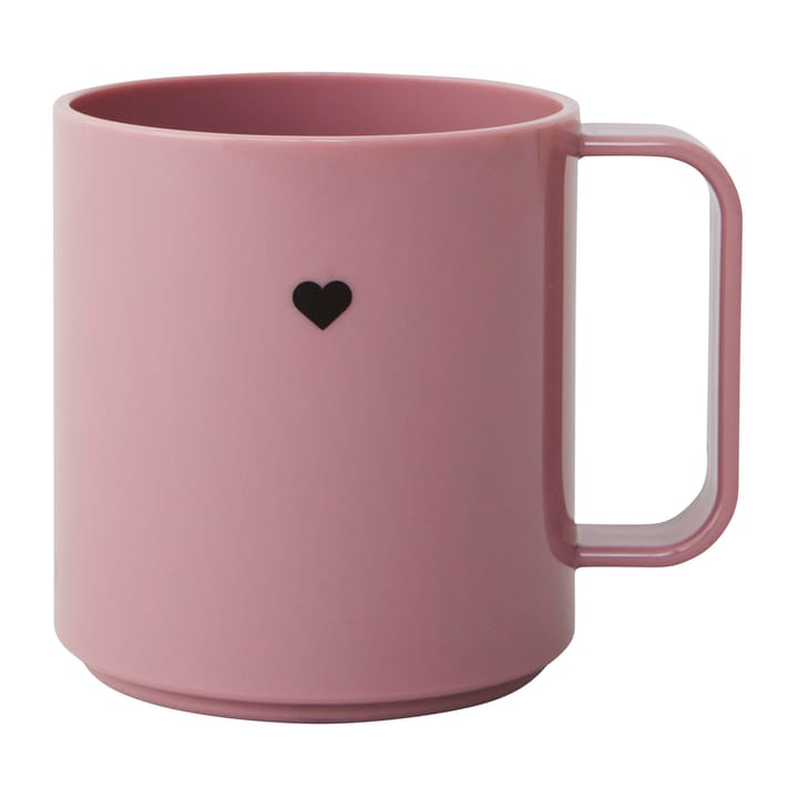 Design Letters Mini Love kopp med handtag, Ash rose Design Letters
