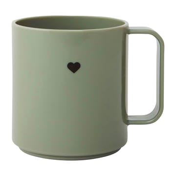 Design Letters Mini Love kopp med handtag - Olive green - Design Letters