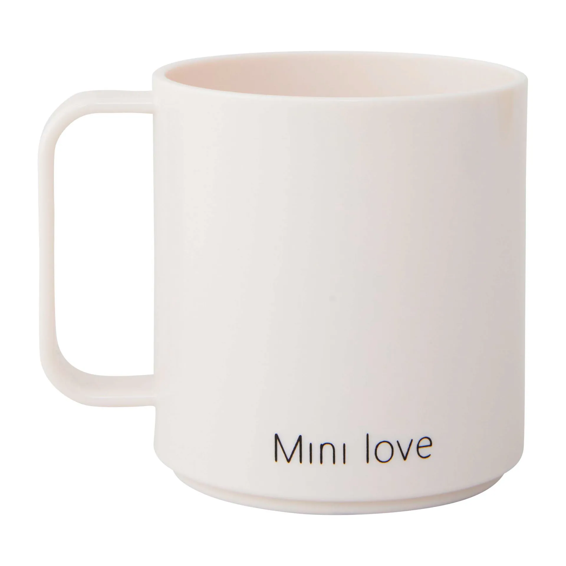 Design Letters Mini Love kopp med handtag, White Design Letters