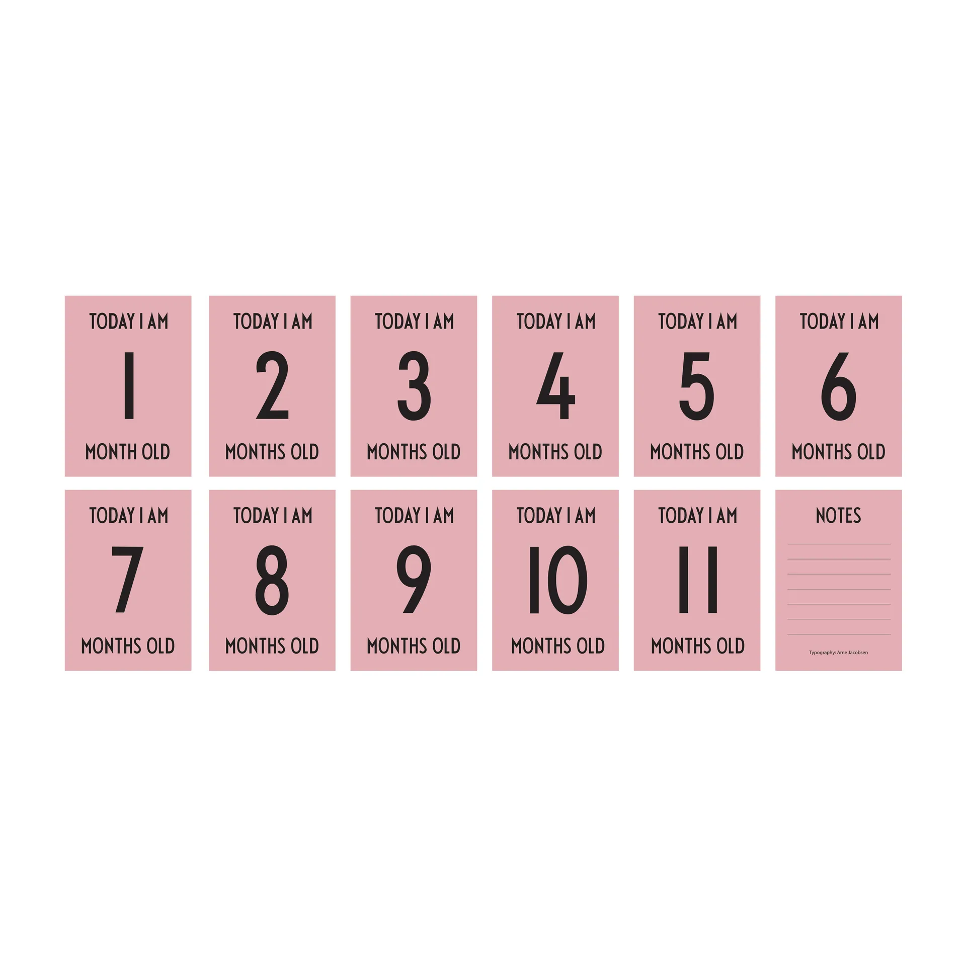 Design Letters Mitt första år bok, Nude Design Letters