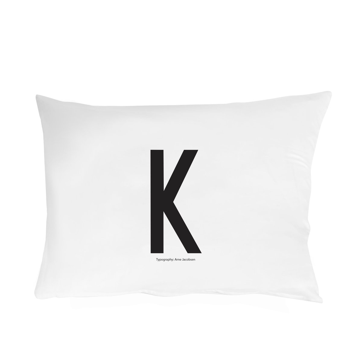 Design Letters örngott 70x50 cm K | Skandinavisk Design | Örngott | Vit