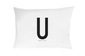 Design Letters örngott 70x50 cm - U - Design Letters